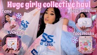 GIRLY WINTER COLLECTIVE HAUL  Temu Ross & forever 21 x hello kitty angel collection