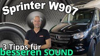 Lautsprecher im Sprinter W907 Plug & Play installieren und damit Sound maximal verbessern  ARS24