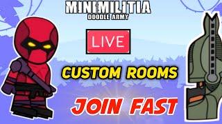 Mini Militia Live Custom Rooms  New Update Here 