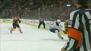 NHL Sabres @ Bruins Brad Marchand Sick Backhand Goal - 13113