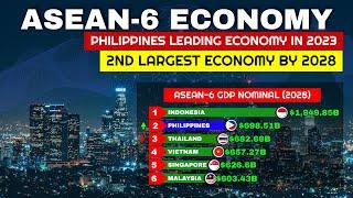 ASEAN-6 ECONOMY  PH Leading Economy in 2023 2nd Largest Economy by 2028