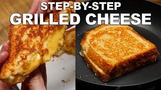 How To Make Easy Grilled Cheese Sandwich  in a pan