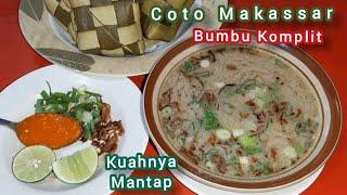 RESEP COTO MAKASSAR Asli  Coto Makassar Daging Sapi  Kuahnya enak bangetGa cukup semangkok mkny
