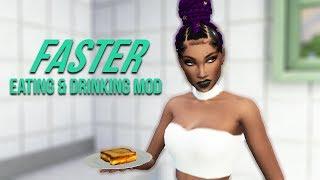 FASTER EATING AND DRINKING MOD  The Sims 4 Mods