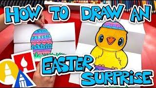 How To Draw An Easter Egg Folding Surprise 