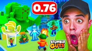 SECRETOS de la MEJOR ACTUALIZACIÓN de STUMBLE GUYS  *0.76*