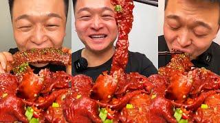 Asmr Chinese Food Mukbang Spicy pork intestines 목소리도 좋고 진짜같아