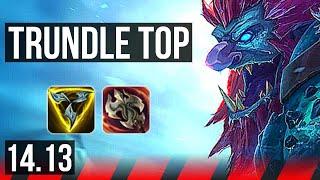 TRUNDLE vs TRYNDAMERE TOP  1500+ games  EUW Diamond  14.13