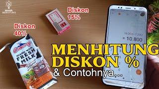 Cara Menghitung Diskon Persen & Contohnya 