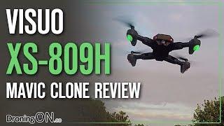 DroningON  Visuo XS809H DJI Mavic Clone Unboxing & Flight Test Review