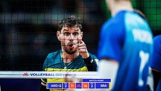 DRAMATIC MATCH  BRAZIL vs ARGENTINA  Mens VNL 2024