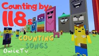 Counting by 118 Song  Minecraft Numberblocks Counting Songs  Math and Number Songs for Kids