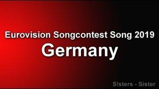 Ssters - Sister Lyrics Video Germany ESC Song 2019