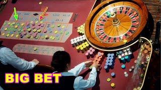 LIVE ROULETTE BIG TABLE IN CASINO NEW SESSION EVENING MONDAY  BIG BET ZERO  ️2024-07-01