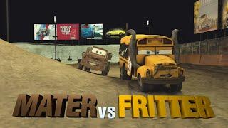 RACE n CHASE Thunder Hollow Lets Race MUD DURBY CARS Miss Fritter vs. Mater