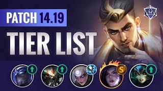 NEW Updated TIER LIST for Patch 14.19 Split 3  League of Legends