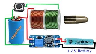 How to Make a Simple Coil Gun  DIY Make Your Own Coil Gun and Watch the Magic of Electromagnetism