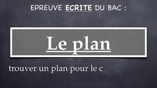 Le commentaire  fabriquer un plan