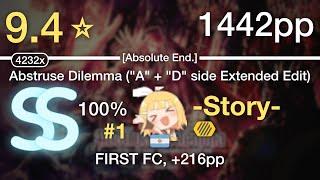 9.4⭐-Story-  Ashrount vs. D-D-Dice - Abstruse Dilemma Absolute End. +HD #1 1442pp SS