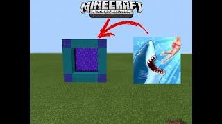 How To Go in  Hungry Shark Portal  MCPE