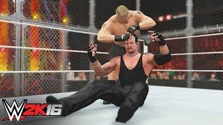 Lesnar vs. Undertaker  WWE 2K16 Replays Hell In A Cell 2015