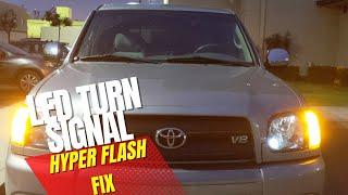 LED TURN SIGNAL HYPERFLASH FIX