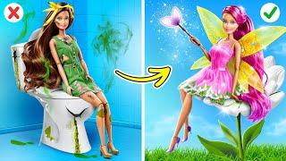 From Barbie Doll to Fairy Doll Makeover DIY Miniature Ideas for Barbie