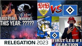 Relegationspeil #1  Hamburger SV vs. Stuggart  Live Reaktion as a HSV Fan