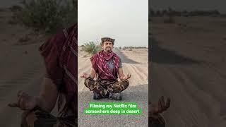 Filming in deep desert Find Focus Film doing their first Netflix film