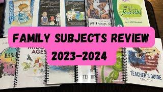 Family Subjects Review  Hits and misses