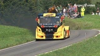 Hillclimb Truck Racing 1400 HP and 5800 NM Racetruck powerslide no Drift Bergrennen Gurnigel 2012