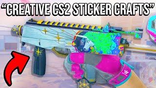 look at these recent CS2 sticker crafts
