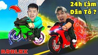 Huy Lơ 24 Làm Dân Tổ Cân Mọi Đối Thủ Trên Đường Đua MOTOR Trong Roblox  Racing Boys