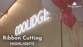 Coolidge Corner Theatre Grand Opening Ribbon Cutting  Highlights HD  Coolidge Corner Theatre