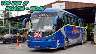 TRIP UNIK Malaysia ke Brunei Dengan Bus - 8 KALI STEMPEL PASPOR  Trip Jesselton Express KK - BSB