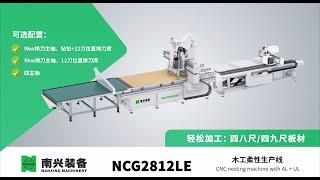 CNC Nesting Machine with AL+UL NCG2812LE