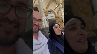 Seeing Kaaba for the first time Emotional momentUmrah 2023 Umrah VlogBest moments Wife Reaction