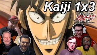 Kaiji Ultimate Survivor 1x3 Reactions  Great Anime Reactors  【カイジ】【海外の反応】