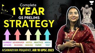 How to prepare UPSC Prelims in 1 year?  AIR 10 Aishwaryam Prajapati UPSC Topper 2023