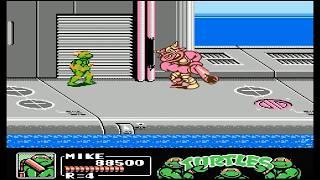 Teenage Mutant Ninja Turtles 3 - NES  Nintendo - All bosses  No Death 