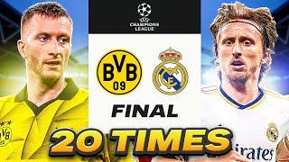 I SIMULATED THE 2324 UCL FINAL 20 TIMES...