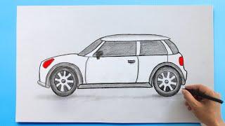 How to Draw a Car  Narrated Step by Step Car Drawing