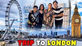 TRIP TO LONDON  Family Travel Vlog  London Eye Big Ben International Travel  Aayu and Pihu Show