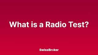 What is the meaning of a Radio Test? Audio Explainer