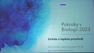 Pokroky v biologii 2023 3.1 Petr Telenský Termoregulace živočichů PřF UK 4.2.2023