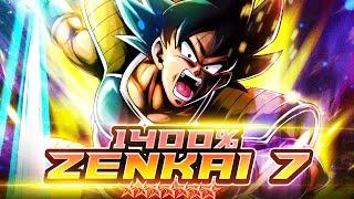 Z7 1400% 14* YEL DBS BARDOCK IS A UNDERWHELMING ZENKAI ONE TRICK PHONY  Dragon Ball Legends