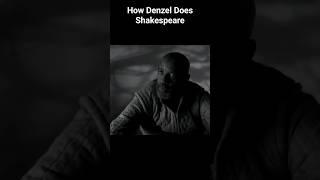 How Denzel Delivers Shakespeares Famous Lines