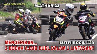 TERBARU‼️DUEL 2 BOCAH AJAIB M.ATHAR vs LUTFI BUCIL MEMANAS‼️RAMADHAN RACE 2023 SIRKUIT BRIGIF CIMAHI