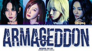 aespa Armageddon Lyrics 에스파 Armageddon 가사 Color Coded Lyrics