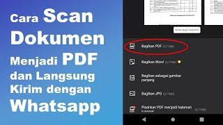 CARA SCAN BANYAK DOKUMEN MENJADI PDF DAN LANGSUNG KIRIM KE WHATSAPP